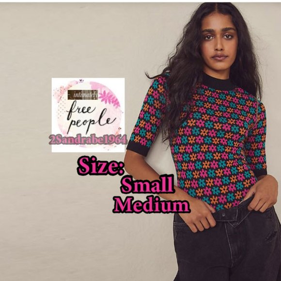 NWT- Free People Winter Warmer Bodysuit in Party Combo - Size: Small & Med - Picture 4 of 15